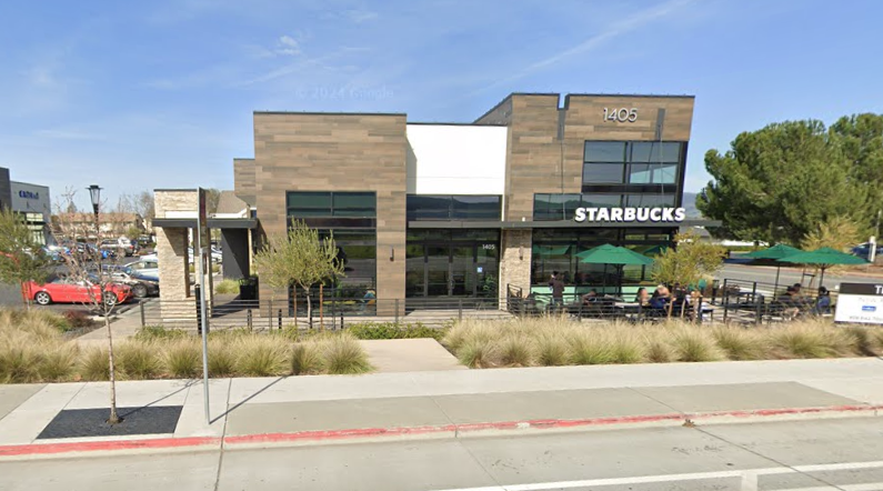 Starbucks, 1St & Kenton Dr., Gilroy, CA.